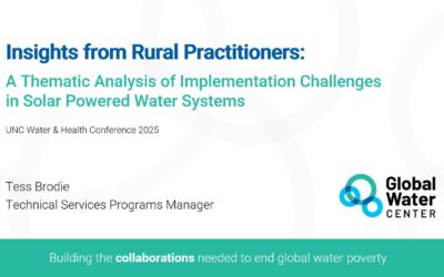 Investing in the People Behind the Water Systems